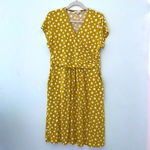 Boden Midi Wrap Dress